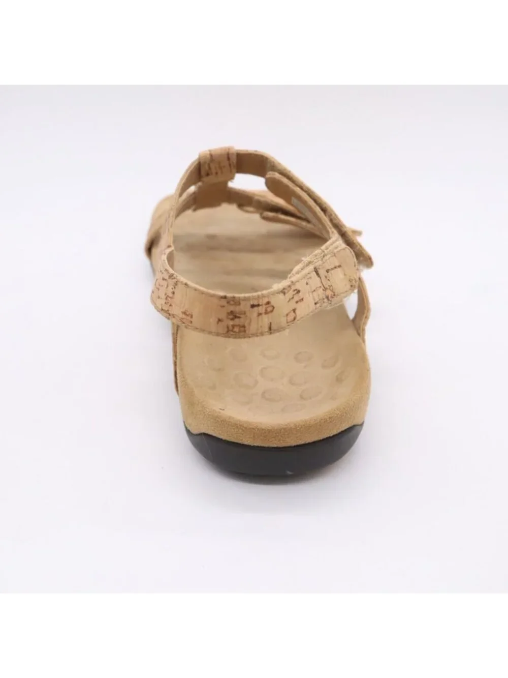 Vionic Sandals Amber Cork Strappy Women's Sz 6 Tan Comfort Orthotic Casual